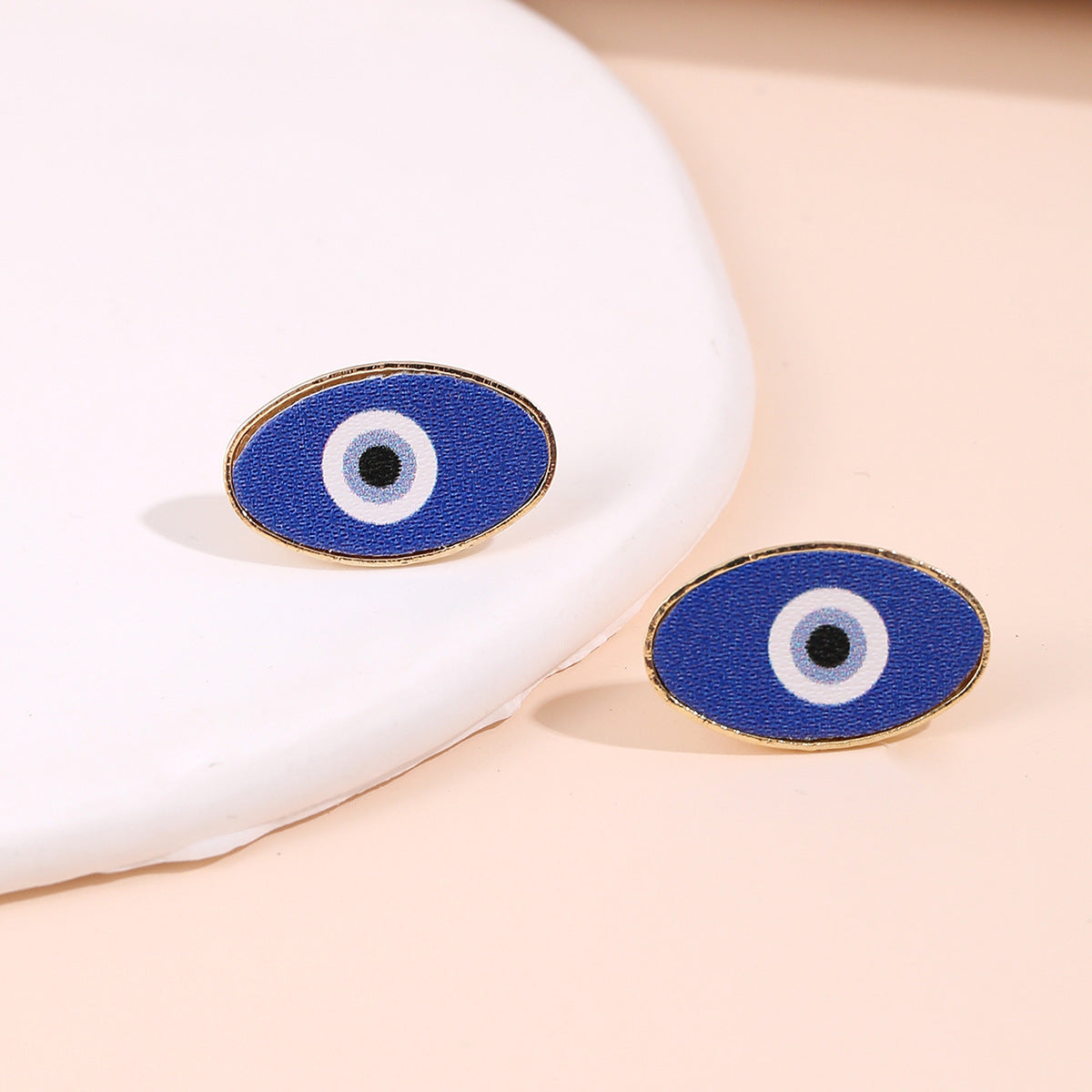 Wholesale Devil Eye Leather Earrings